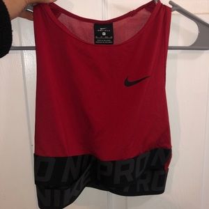Nike Athletic Crop Top. Worn once. SIZE XS